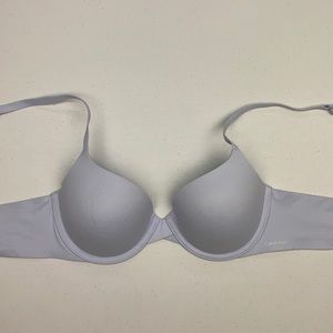 CK PERIWINKLE BLU Lightly lined Demi, 34B.   *P1015